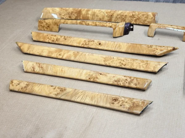BMW 3 SERIES E46 RARE LIGHT PAPPEL WOOD INTERIOR TRIM SET SEDAN TOURING