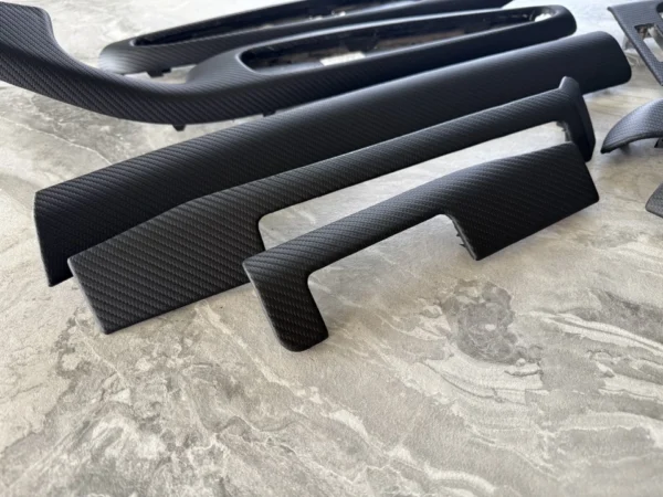BMW E46 M3 COUPE Interior trim Set CARBON LEATHER LHD