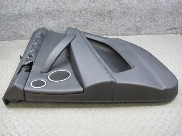 10-14 BMW E71 X6 X6M SET OF 2 REAR DOOR INTERIOR TRIM PANEL W SUN SHADES OEM