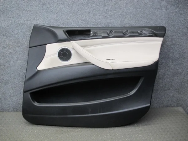 2008-2014 BMW E71 E72 X6 FRONT RIGHT & LEFT SIDE INTERIOR DOOR PANEL LEATHER SET