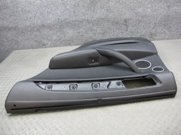 10-14 BMW E71 X6 X6M SET OF 2 REAR DOOR INTERIOR TRIM PANEL W SUN SHADES OEM