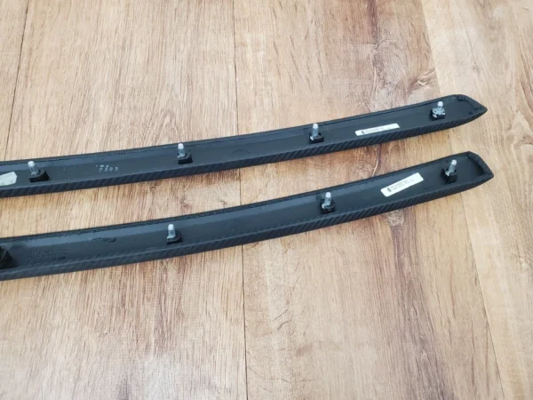 08-13 OEM BMW E92 E93 M3 Carbon Leather Interior Dash Door Trim Panels SET