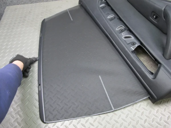 10-14 BMW E71 X6 X6M SET OF 2 REAR DOOR INTERIOR TRIM PANEL W SUN SHADES OEM