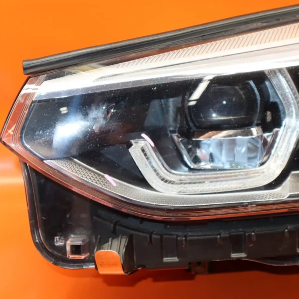 BMW X3 HEADLIGHT LEFT DRIVER 2018 2019 2020 2021 ADAPTIVE LED X4 8496827-01 OEM