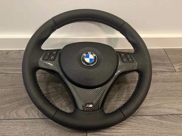 s-l960 (2) BMW 1 3 SERIES E81 E82 E87 E88 E90 E91 E92 E93 X1 E84 M Steering Wheel Carbon