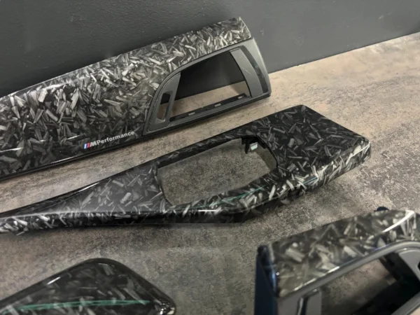 BMW F20 F21 F22 1 2 Series FORGED CARBONInterior Trim Set M PERFORMANCE LHD