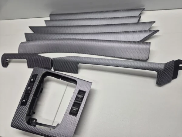 s-l960 (2) BMW 3 Series E46 Sedan Touring ZHP Silver Cube Aluminium Interior Trim LHD