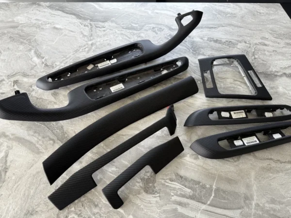 BMW E46 M3 COUPE Interior trim Set CARBON LEATHER LHD