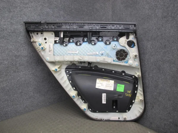 2008-2014 BMW E71 E72 X6 REAR DOOR PANEL W/ ROLLER SHADE & WINDOW FRAME SET