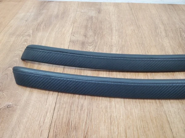 08-13 OEM BMW E92 E93 M3 Carbon Leather Interior Dash Door Trim Panels SET