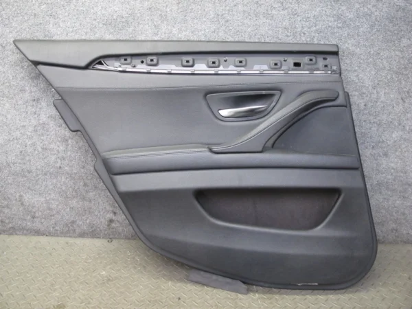 11-16 BMW F10 5-SERIES 550i REAR LEFT & RIGHT DOOR INTERIOR TRIM COVER PANEL OEM