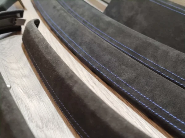 BMW E90 E91 Alcantara Blue Stitched Interior Trim Set Kit NO NAV LHD 325 328 335