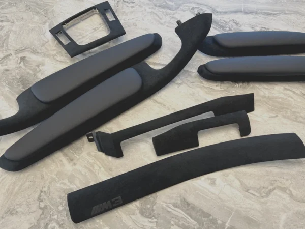 BMW E46 M3 COUPE Interior trim Set ALCANTARA + NAPPPA Door Armrest