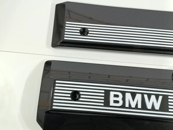 s-l960 (3) BMW Engine Cover Carbon Fiber Dipped E36 E38 E39 E46 M52 M54 1740160 1748633