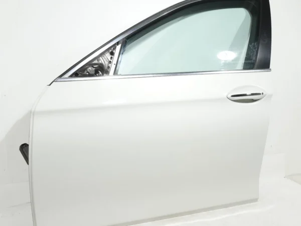 11-16 BMW F10 5 Series COMPLETE Door Front Left Driver Side Alpine White 300 OEM