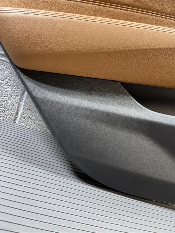 2018-2019 BMW 640i GT Rear Left Door Card Panel Cover Leather Trim OEM