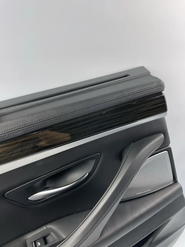 s-l960 (4) 14-16 BMW F10 M5 Left Rear Driver Door Panel Full Leather B&O Black OEM Used