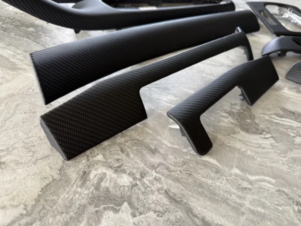 BMW E46 M3 COUPE Interior trim Set CARBON LEATHER LHD