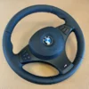 BMW X3 X5 E83 E53 GENUINE M Sport Steering Wheel M Stitches Nappa Leather
