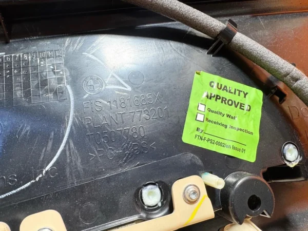 14-18 BMW X5 F15 FRONT LEFT DRIVER LH SIDE INTERIOR DOOR COVER TRIM PANEL OEM