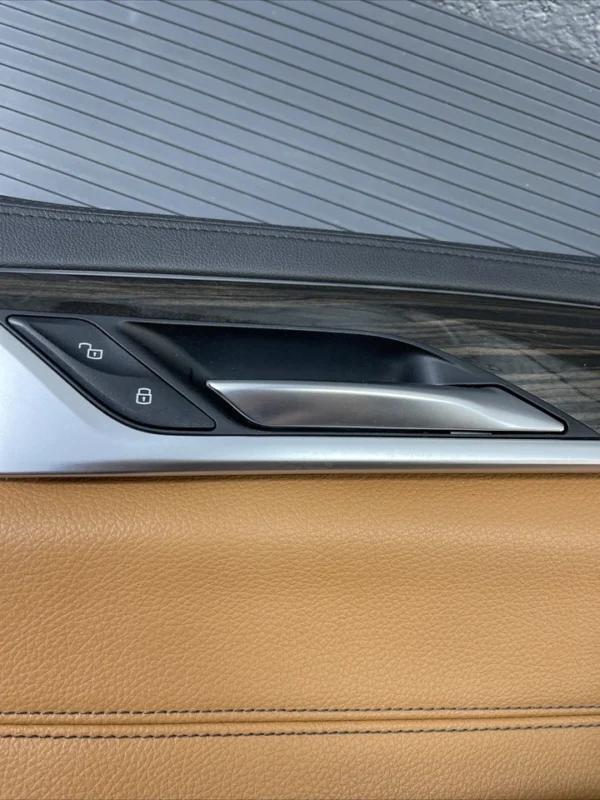 s-l960 (5) 2018-2019 BMW 640i GT Front Right Door Card Panel Cover Leather OEM