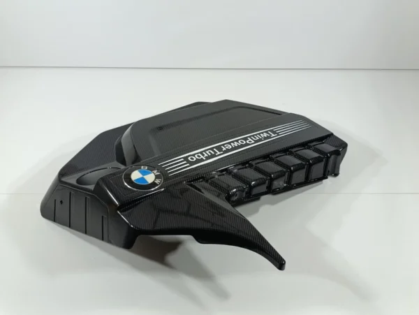 09-17 BMW F07 F10 F13 F01 F06 535I 640I 740I 750I N55 Carbon Engine Cover DIPPED