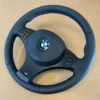BMW X3 X5 E83 E53 GENUINE M Sport Steering Wheel M Stitches Nappa Leather