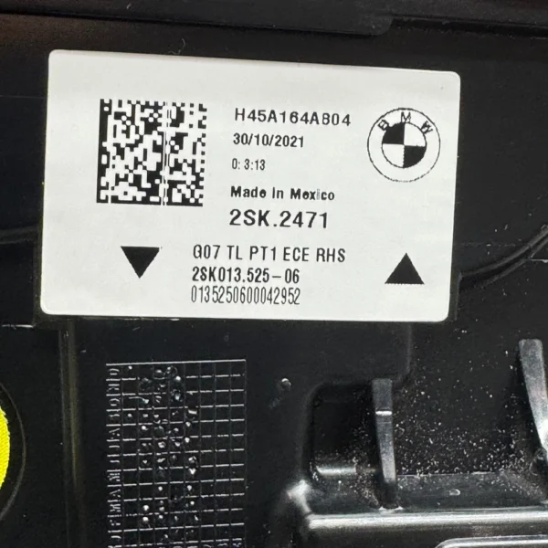 BMW X7 TAIL LIGHT RIGHT RIGHT PASSENGER 2019 2020 2021 2022 LED OEM 45A164A804