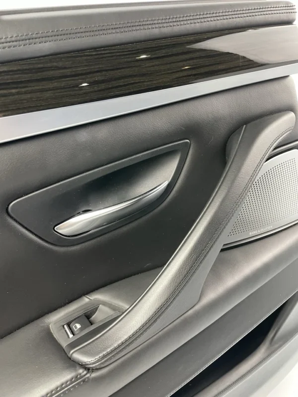 s-l960 (6) 14-16 BMW F10 M5 Left Rear Driver Door Panel Full Leather B&O Black OEM Used