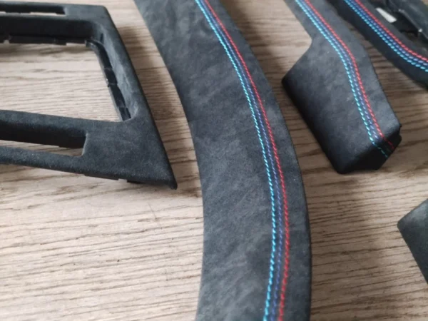 s-l960 (6) BMW E46 Alcantara Tri Color Interior Trim Set RHD 1998-2006 323 325 328 330 M3