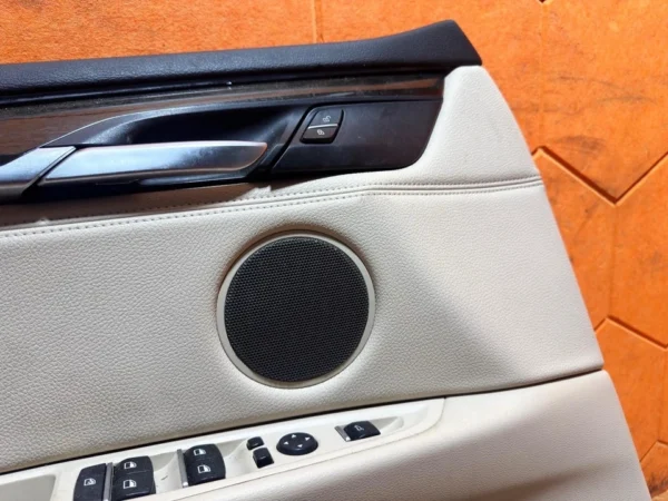 14-18 BMW X5 F15 FRONT LEFT DRIVER LH SIDE INTERIOR DOOR COVER TRIM PANEL OEM