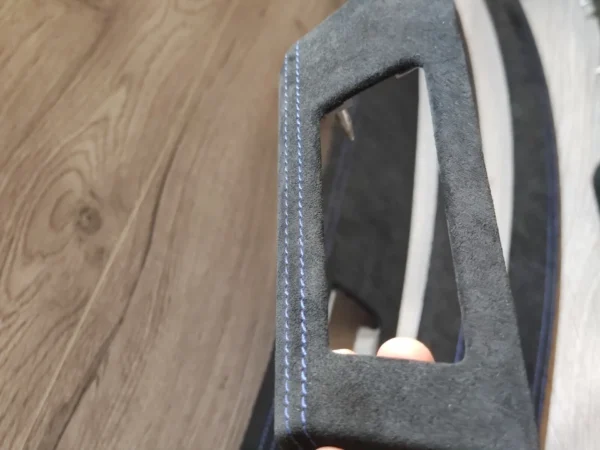 BMW E90 E91 Alcantara Blue Stitched Interior Trim Set Kit NO NAV LHD 325 328 335