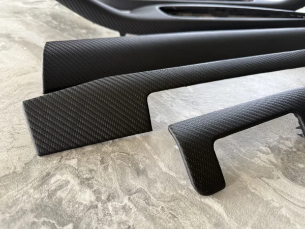 BMW E46 M3 COUPE Interior trim Set CARBON LEATHER LHD