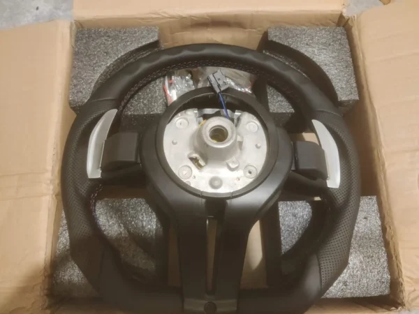 BMW Leather Flat Bottom Steering Wheel M Sport 1/2/3/4/ Series F10 F20 F30 F80