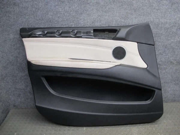 2008-2014 BMW E71 E72 X6 FRONT RIGHT & LEFT SIDE INTERIOR DOOR PANEL LEATHER SET