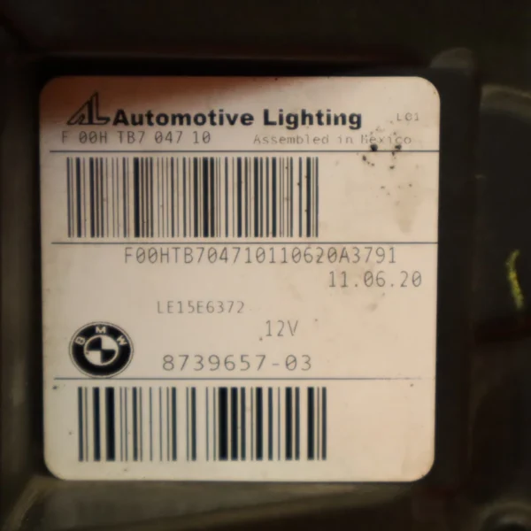 BMW X3 HEADLIGHT LEFT DRIVER 2018 2019 2020 2021 ADAPTIVE LED X4 8739657-03 OEM