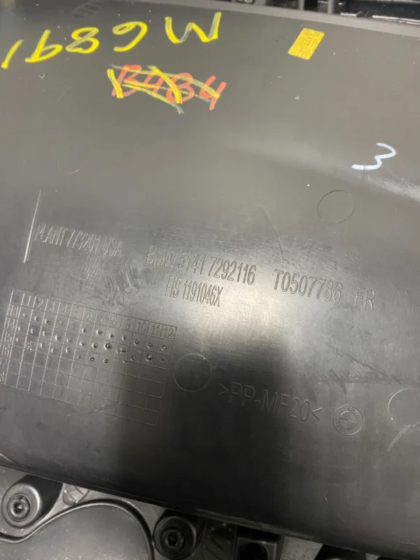 2015 to 2019 Bmw X6 X6M Front Right Passenger Side Door Panel Cover OEM M6891 DG