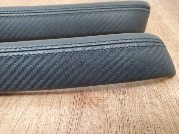 08-13 OEM BMW E92 E93 M3 Carbon Leather Interior Dash Door Trim Panels SET