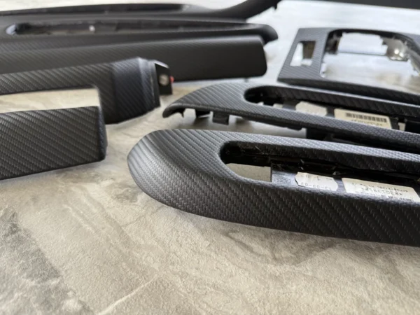 BMW E46 M3 COUPE Interior trim Set CARBON LEATHER LHD