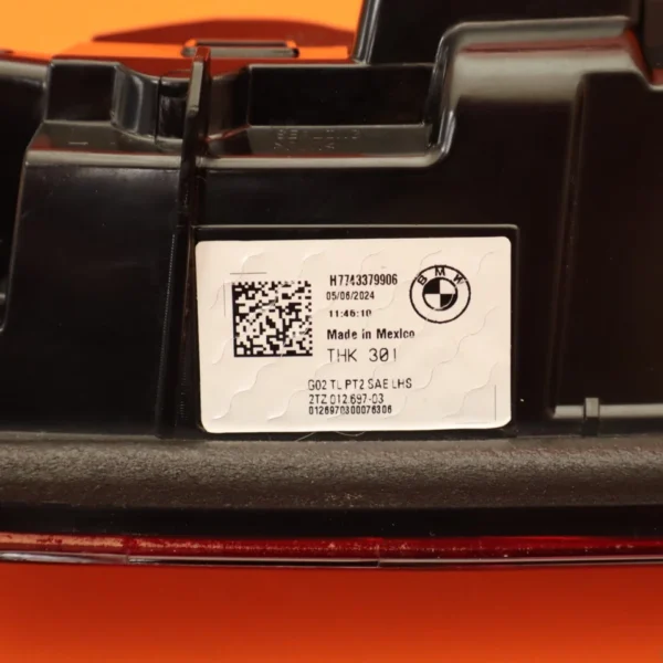 BMW X4 TAIL GATE TAIL LIGHT LEFT DRIVER 2019-2021 2022 2023 2024 63217433799 OEM