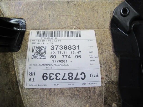 11-16 BMW F10 5-SERIES 550i REAR LEFT & RIGHT DOOR INTERIOR TRIM COVER PANEL OEM