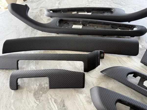 BMW E46 M3 COUPE Interior trim Set CARBON LEATHER LHD