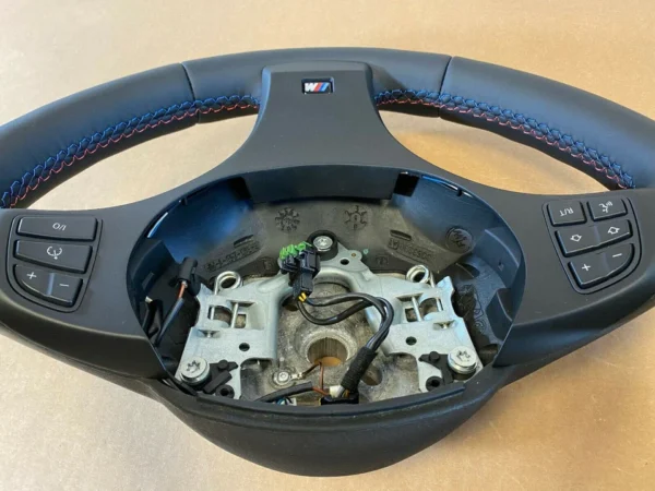BMW X3 X5 E83 E53 GENUINE M Sport Steering Wheel M Stitches Nappa Leather