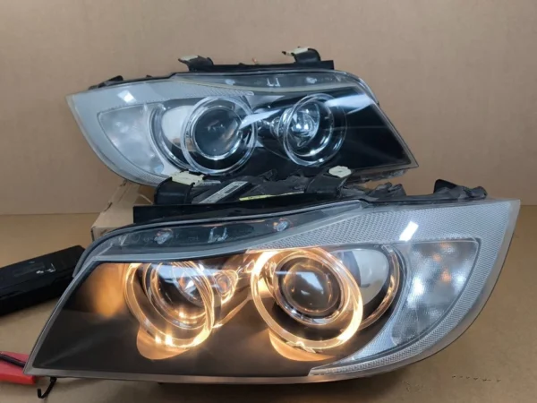 2006-08 JDM BMW 325i 330i 328i 335i Sedan Headlights XENON HID E90 E91 Lamp OEM